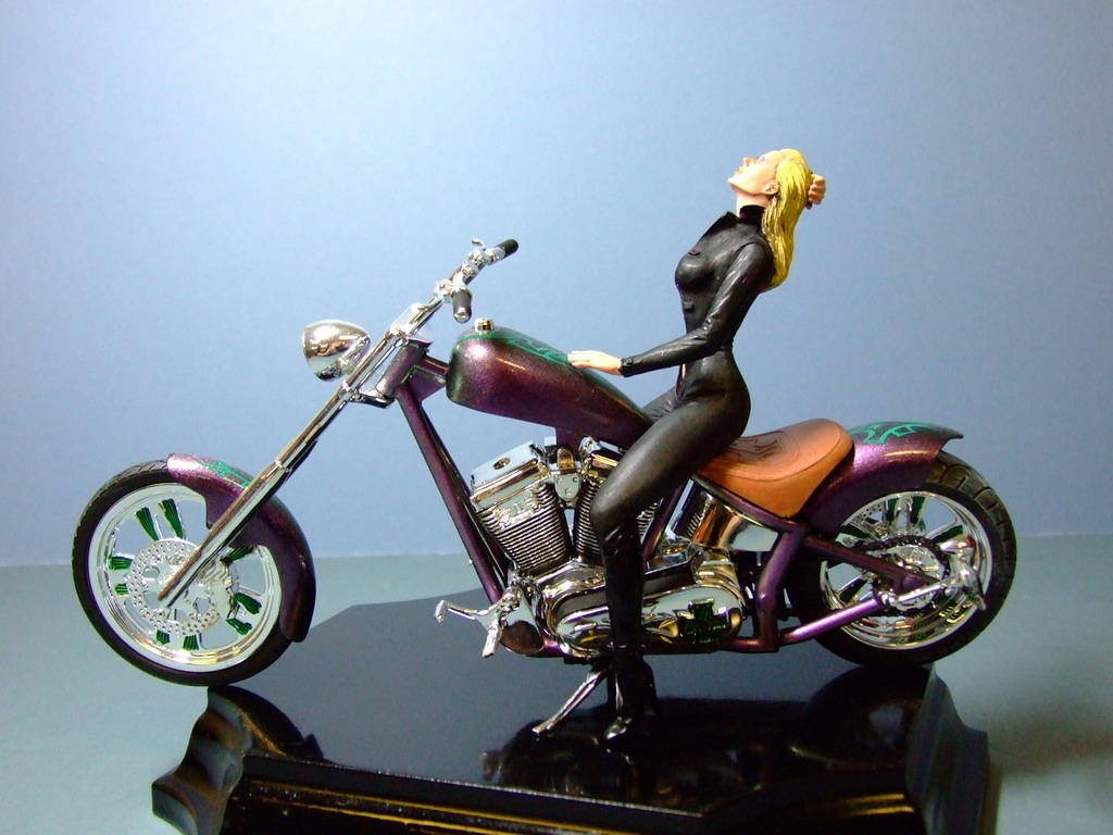 Ride my chopper. 