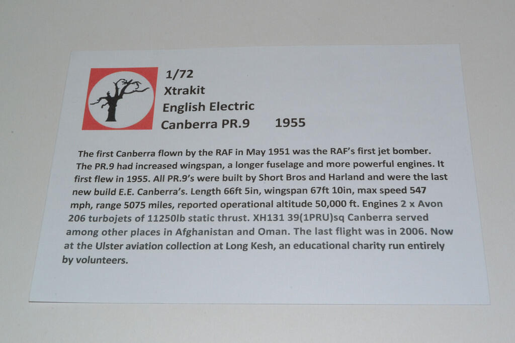Canberra PR 9 1955