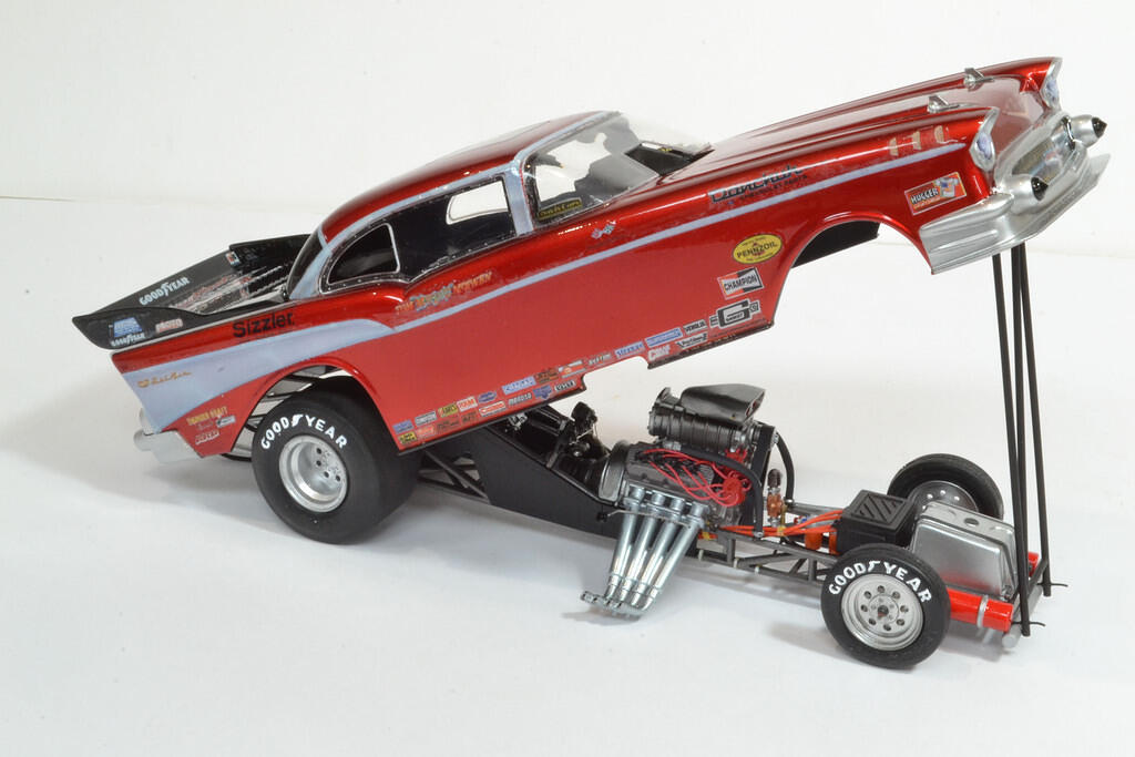 Chevvy '57 Funny Car = Tom 'Mongoose' McEwan