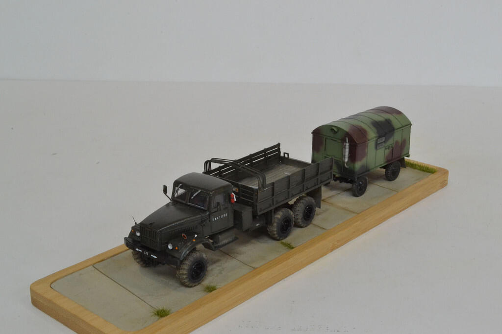Kraz-255 with Mobile Generator cabin