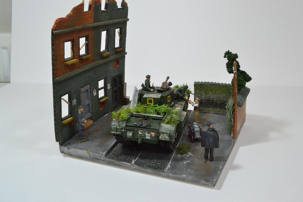 Churchill in the street