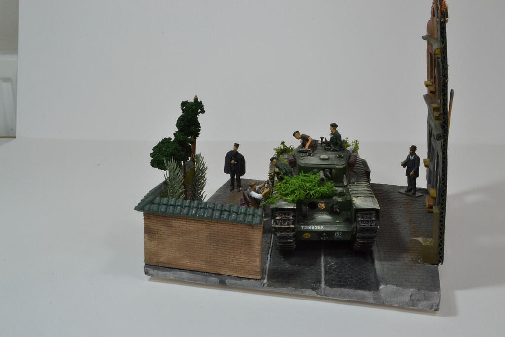 Churchill in the street