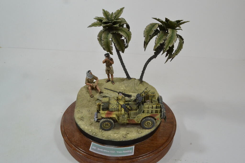 1:35 Tamiya SAS Jeep Diorama "Palm Reading"