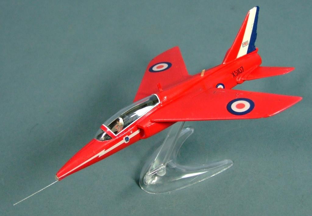 Folland Gnat T1, Red Arrows, RAF Kemble 1972, 1:72