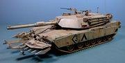 M1A1 Abrams with mine plough, 1:35