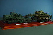 US Army Oshkosh M911 Tracor + M747 Low Loader + USMC M60A